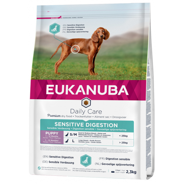 Eukanuba Daily Care Puppy Sensitive Digestion 2,3kg