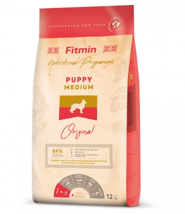 Fitmin Dog Medium Puppy - 12kg