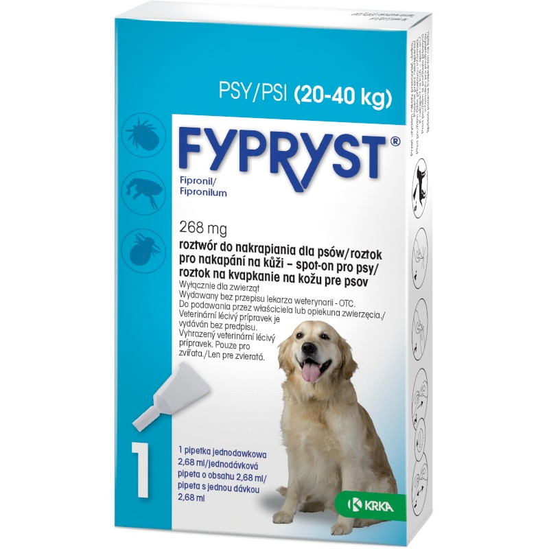 Fypryst Spot-On Pro Psy - L (20 až 40kg)