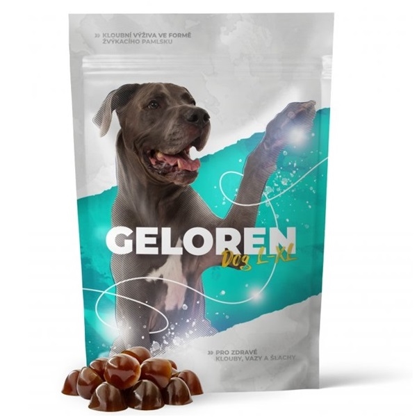 Geloren Dog Žvýkací Gelové Tablety L-XL - 420g