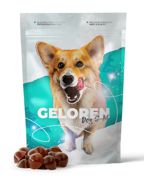 Geloren Dog Žvýkací Gelové Tablety S-M - 180g