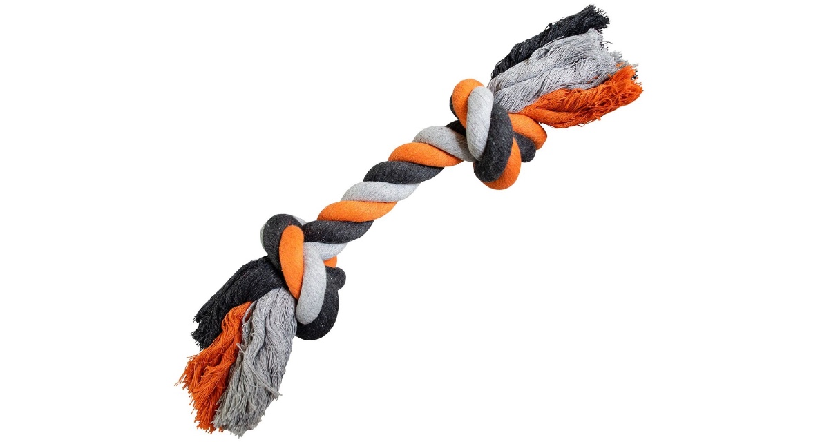 HipHop Bavlněný Uzel 41cm/460g - Oranžovo/černý