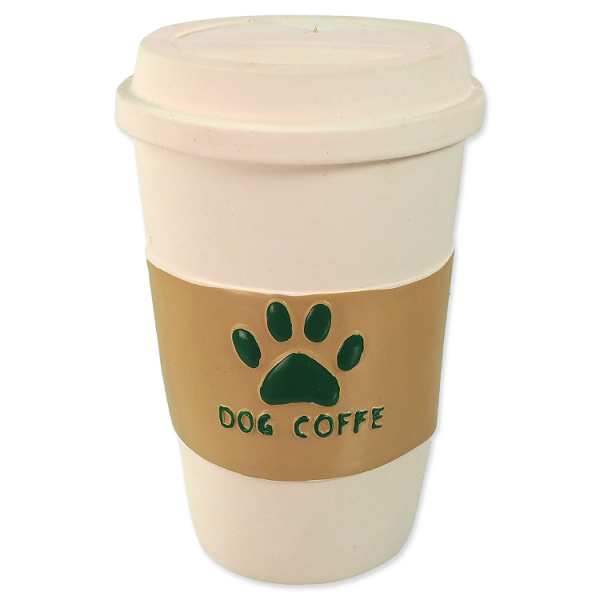 Hračka Dog Coffe latex se zvukem 12cm