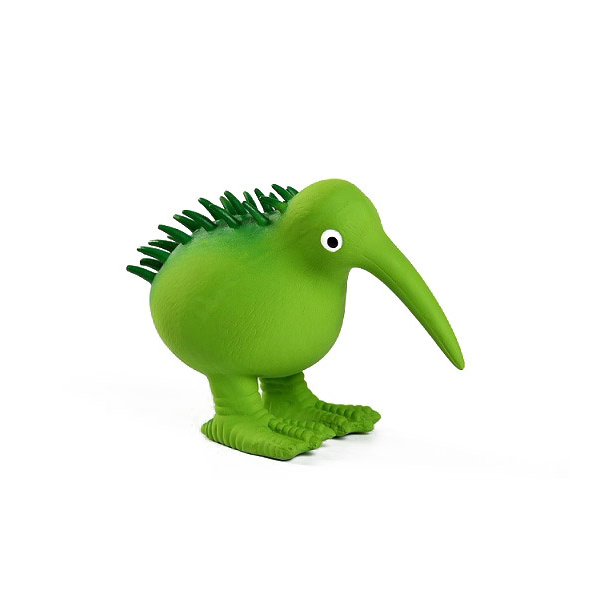 Hračka Kiwi Walker latex kiwi pískací zelená 13,5cm