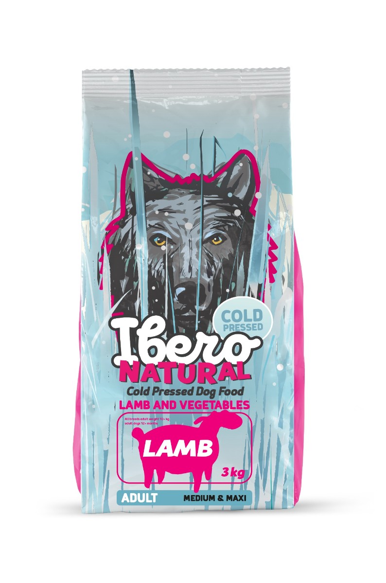 Ibero Cold Press Dog Adult Medium/Large Lamb - 3kg