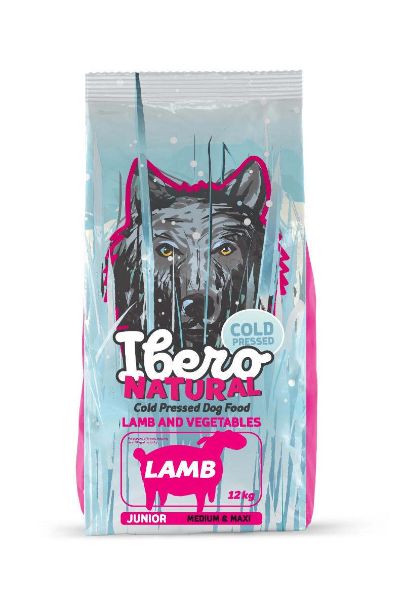 Ibero Cold Press Dog Junior Medium/Large Lamb - 12kg