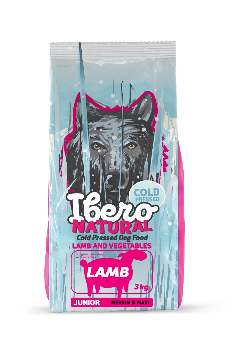 Ibero Cold Press Dog Junior Medium/Large Lamb - 3kg