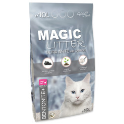 Kočkolit Magic Litter Bentonite+ Ultra White Carbon 10l