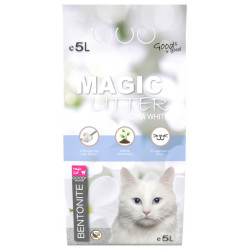 Kočkolit Magic Litter Bentonite Ultra White 5l