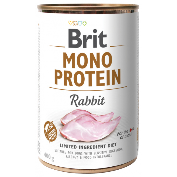 Konzerva Brit Monoprotein Rabbit 400g