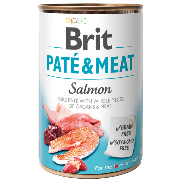 Konzerva Brit Paté & Meat Salmon 400g