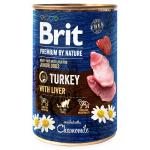 Konzerva Brit Premium by Nature Turkey with Liver 400g