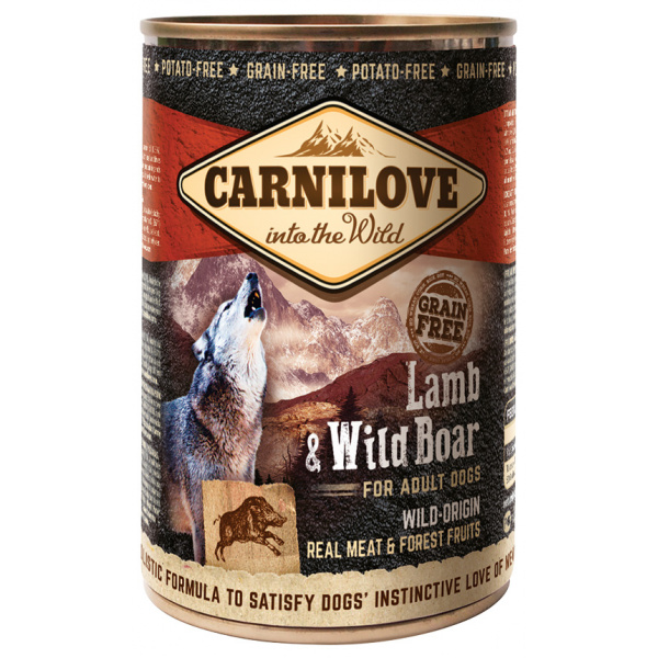 Konzerva Carnilove Wild Meat Lamb & Wild Boar 400g