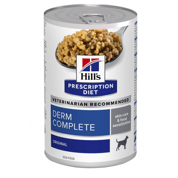 Konzerva Hill's Prescription Diet Canine Derm Complete 370g