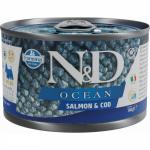 Konzerva N&D Ocean Dog Adult Salmon&Codfish Mini 140g