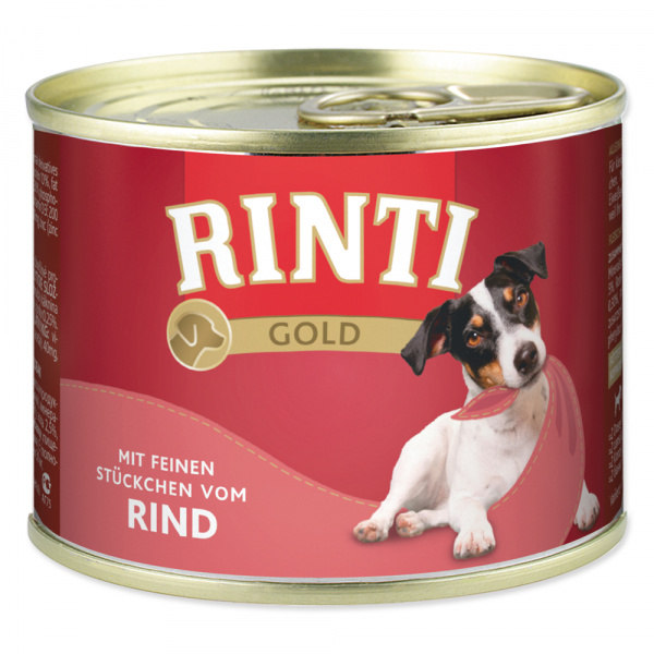 Konzerva Rinti Gold hovězí 185g