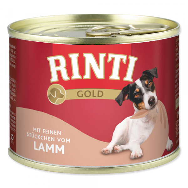 Konzerva Rinti Gold jehně 185g