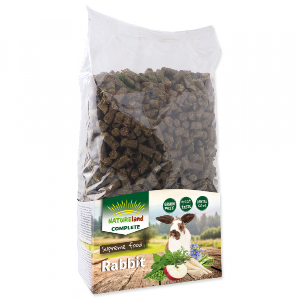 Krmivo Nature Land Complete granule pro zakrslé králíky 1,7kg