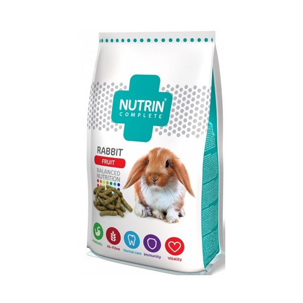 Krmivo Nutrin complete s ovocem pro králíky 400g