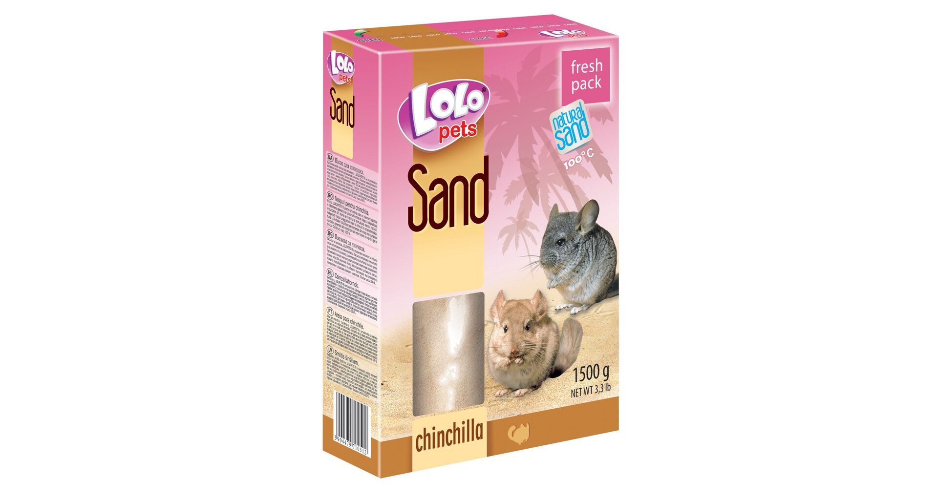 LoLo Pets Písek Pro Činčily - 1500g