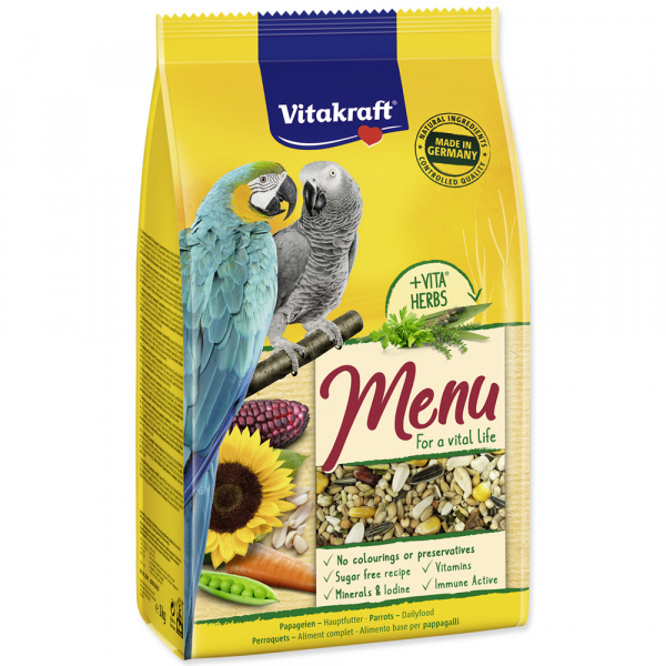 Menu Vitakraft Vital velký papoušek 1kg