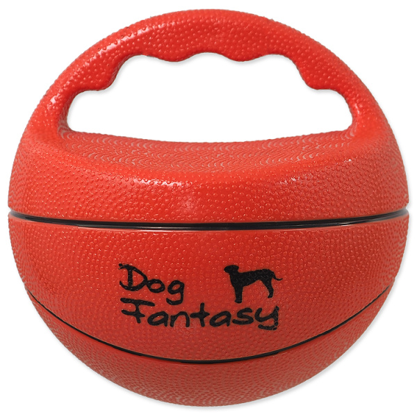 Míč Dog Fantasy pískací s rukojetí 15cm