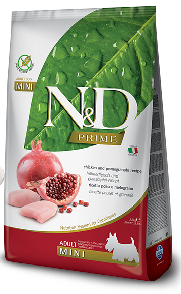 N&D Dog Adult Mini Chicken/Pomegranate Grain-free - 800g