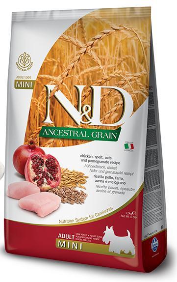 N&D Dog Adult Mini Chicken/Pomegranate Low Grain - 7kg