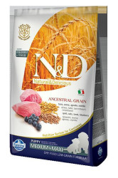 N&D Dog Puppy Medium/Large Lamb/Blueberry Low Grain - 12kg