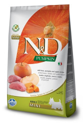 N&D Pumpkin Dog Mini Adult Boar/Apple Grain-free - 800g