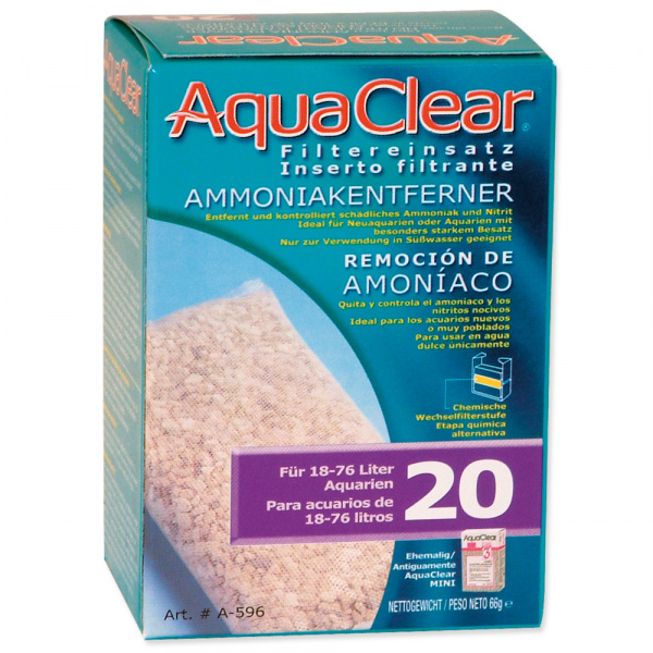 Náplň odstraňovač dusíkatých látek AQUA CLEAR 20 (AC mini)