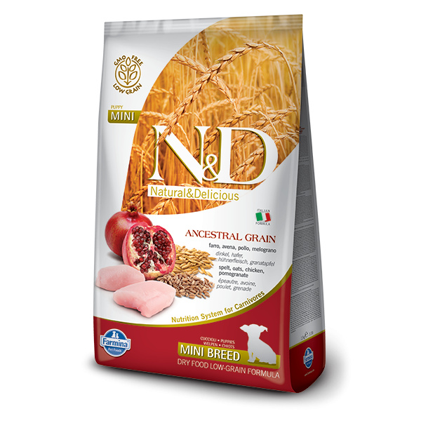 N&D Ancestral Grain Dog Puppy Mini Chicken & Pomegrate 7kg