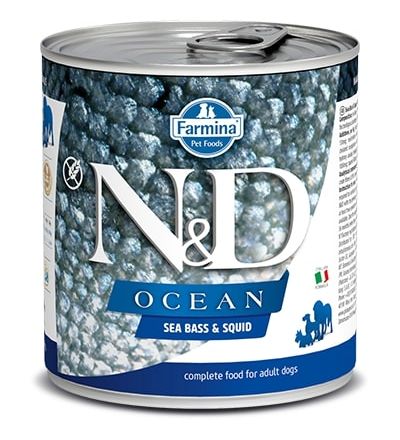 N&D Ocean Adult Sea Bass/Squid - 285g