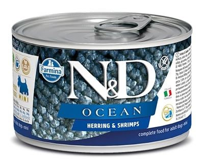 N&D Ocean Mini Adult Herring/Shrimps - 140g