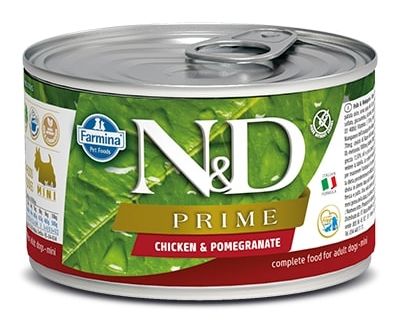 N&D Prime Mini Adult Chicken/Pomegranate - 140g