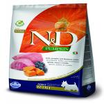 N&D Pumpkin Dog Adult Mini Lamb/Blueberry Grain-free - 2,5kg