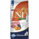 N&D Pumpkin Dog Puppy Medium/Maxi Lamb&Blueberry 12kg