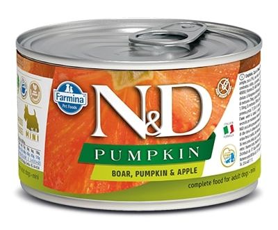 N&D Pumpkin Mini Adult Boar/Apple Grain-free - 140g