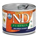 N&D Pumpkin Mini Adult Lamb/Blueberry Grain-free - 140g