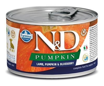 N&D Pumpkin Mini Puppy Lamb/Blueberry Grain-free - 140g