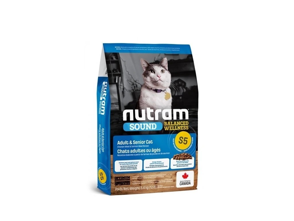 Nutram Sound Cat Adult - S5 - 1,13kg