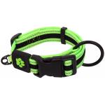 Obojek Active Dog Fluffy M limetka 2,5x33-48cm