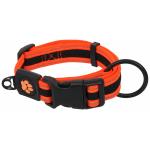 Obojek Active Dog Fluffy S oranžový 2x27-41cm