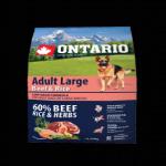 Ontario Adult Large Beef & Rice 2,25 kg