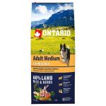 Ontario Adult Medium Lamb & Rice 12kg