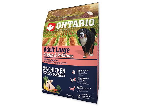 Ontario Dog Adult Large Chicken - 2,25kg