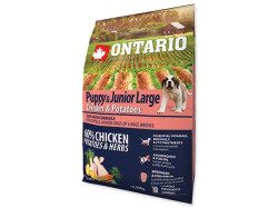 Ontario Dog Junior Large Chicken - 2,25kg