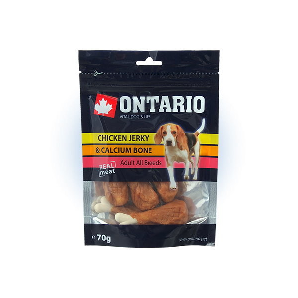 Ontario Snack Chicken Jerky + Calcium 70g