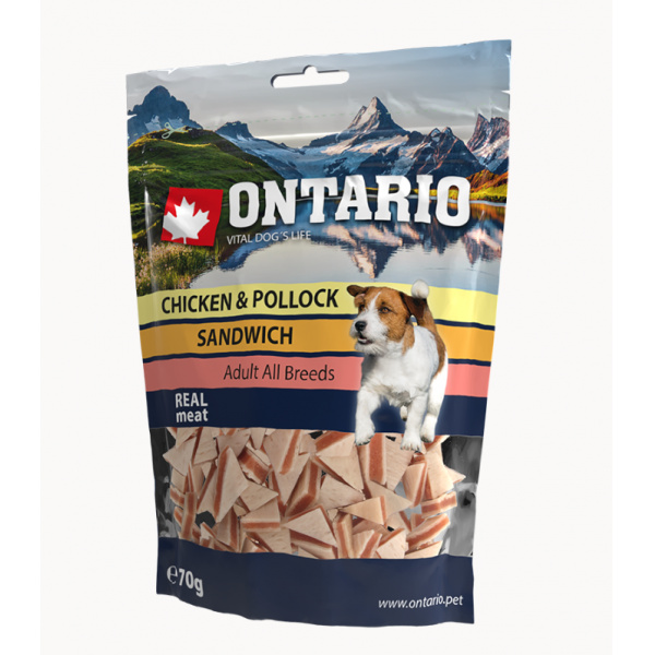 Ontario Snack Chicken Jerky Sandwich 70g