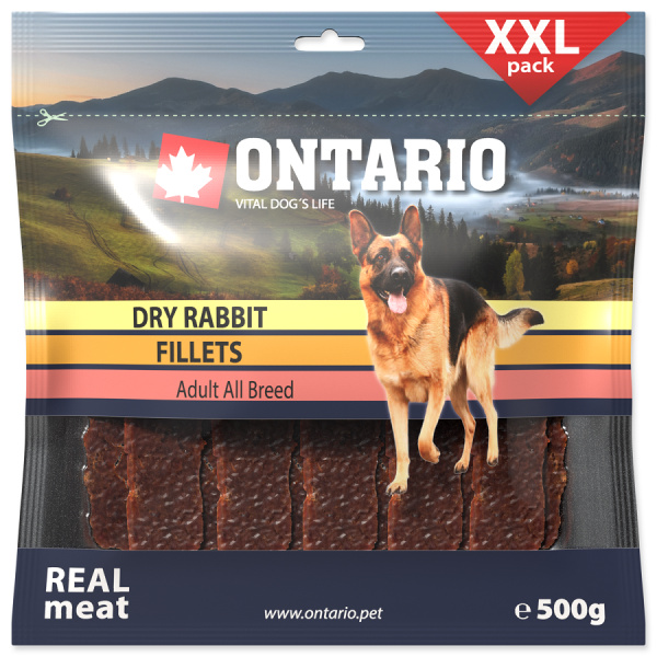 Ontario Snack Dry Rabbit Fillet 500g